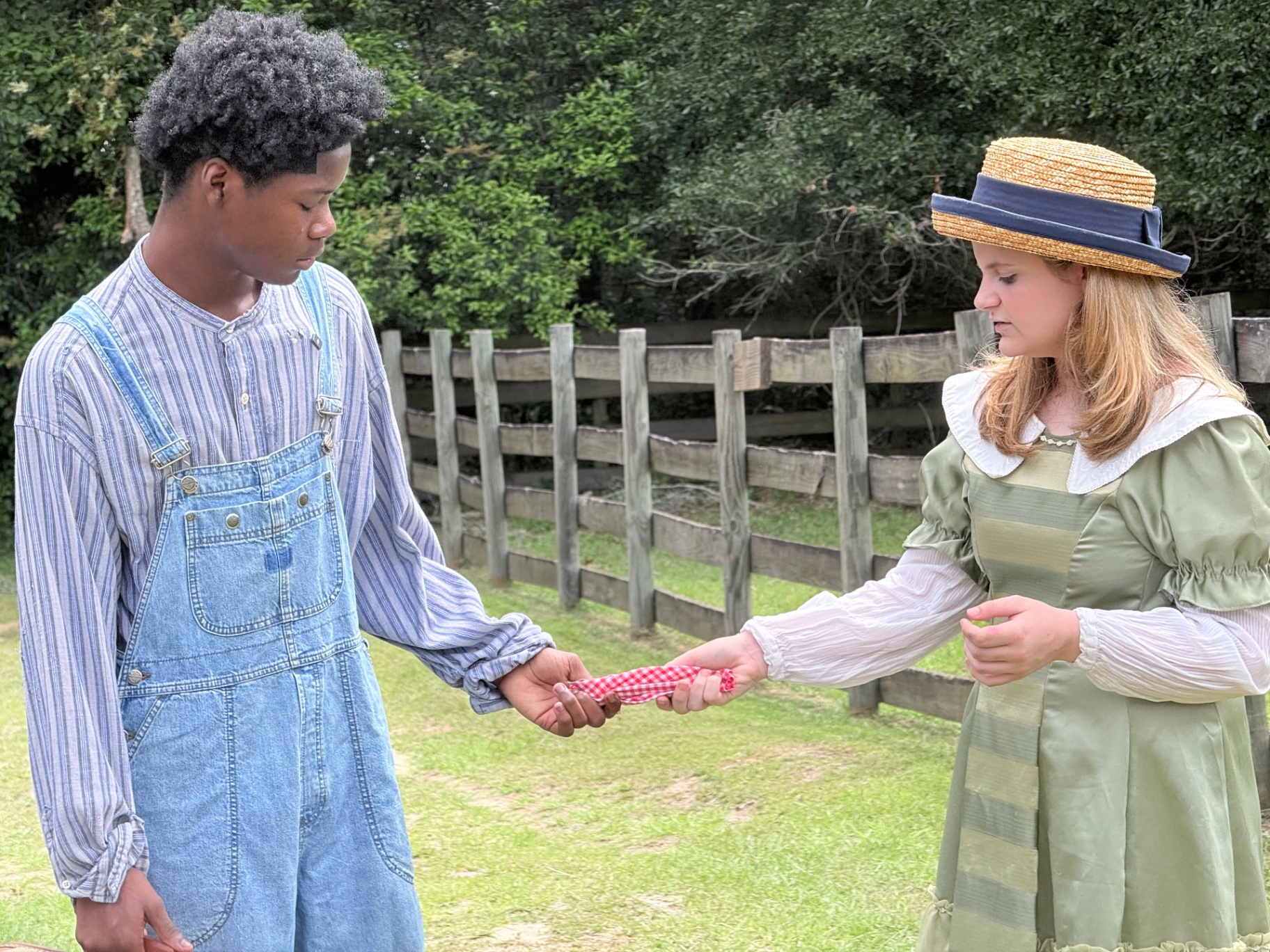 Production still 10 from The Depot filming process